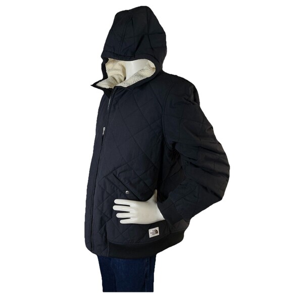 The North Face Cuchillo 2.0 Quilted Sherpa Lined Men’s 2XL Hoodie Jacket - Picture 4 of 14